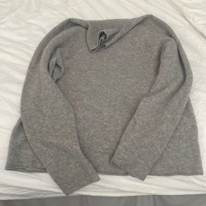 Lambswool mock turtle neck men’s sweater